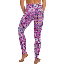 Load image into Gallery viewer, Coquette Yoga Leggings back