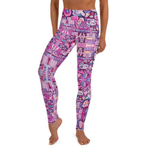 Load image into Gallery viewer, Coquette Yoga Leggings front
