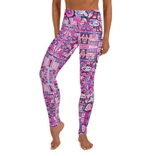 Load image into Gallery viewer, Coquette Yoga Leggings front